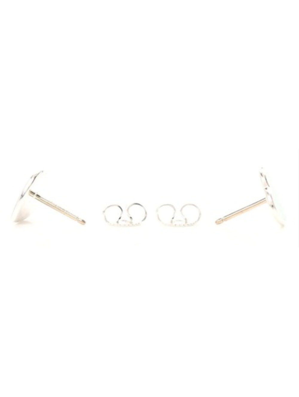 Return to Tiffany & Co. Heart Tag Stud Earrings in Sterling Silver, Mini - Picture 4 of 5